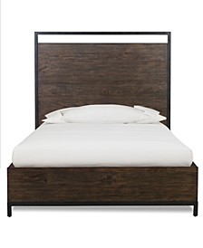 Gatlin Brown Twin Platform Storage Bed, Created for Macy's