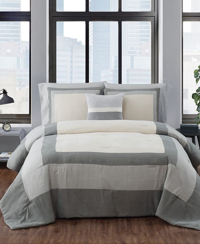 London Fog Dartford 4 Piece Comforter Set, King Macy's