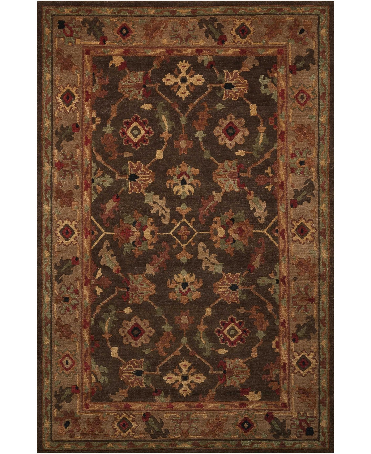 Nourison Home Tahoe TA10 Coffee 3'9in x 5'9in Area Rug - Coffee