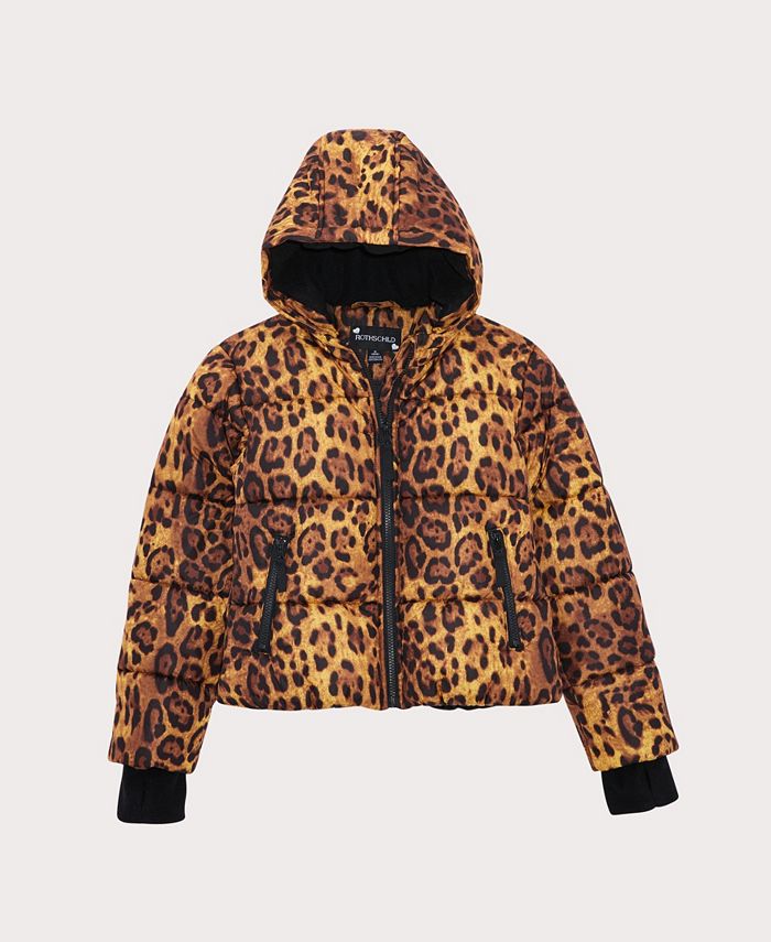 S Rothschild & CO Big Girls Leopard Print Jacket - Macy's