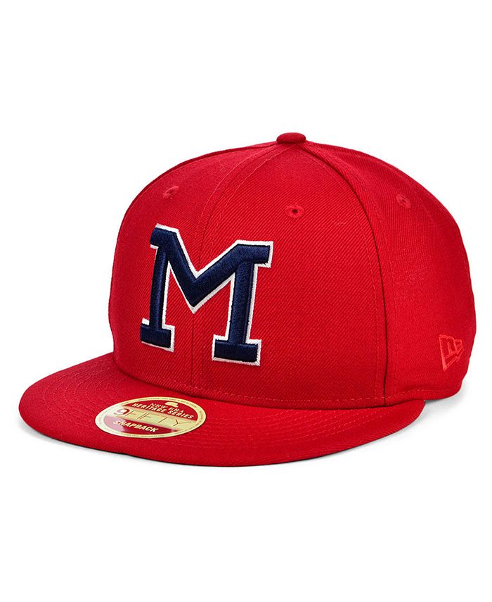 Baseball cap from the Memphis Red Sox. Memphis Red Sox baseball