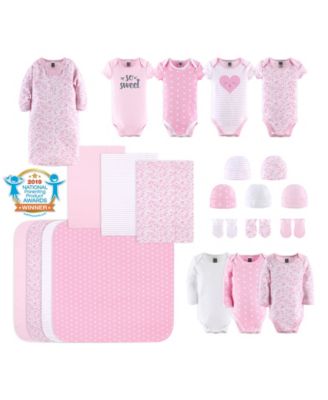  The Peanutshell Newborn Clothes & Accessories Set, 30 Piece  Layette Gift Set, Fits Newborn to 3 Months