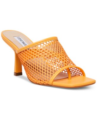 steve madden orange sandals
