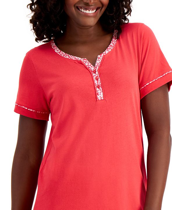 Charter Club Women's Cotton Capri Pajama Set, Created for Macy's