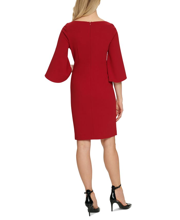DKNY Tulip-Sleeve Sheath Dress & Reviews - Dresses - Women - Macy's