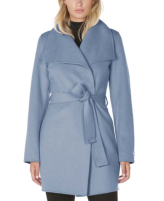 tahari blue coat