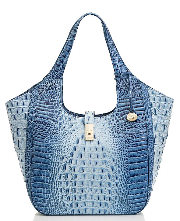 brahmin carla leather tote