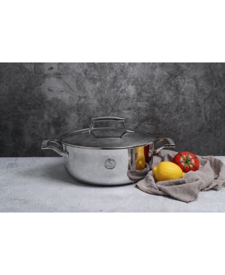 Voyage Series Tri-Ply Stainless Steel 4-Qt. Chef's Pan