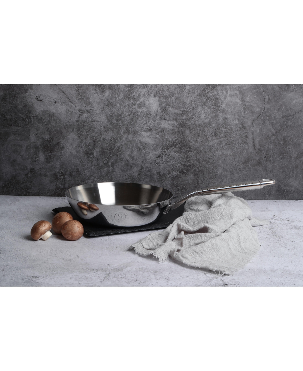 Shop Saveur Selects Voyage Series Tri-ply Stainless Steel 8" Fry Pan In Silver