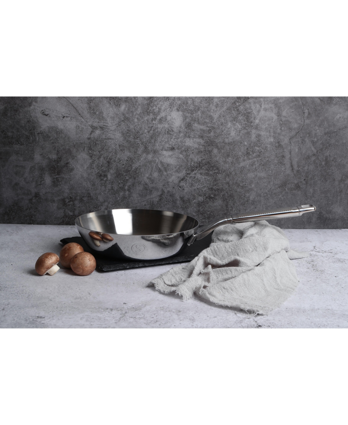 Saveur Selects Voyage Series Tri-ply Stainless Steel 8" Fry Pan In Silver