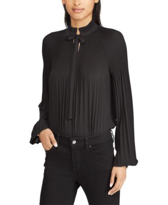 ralph lauren georgette top