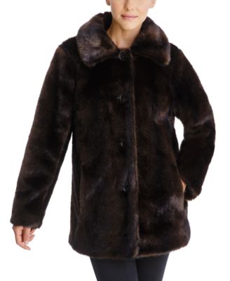 anne klein fur coat