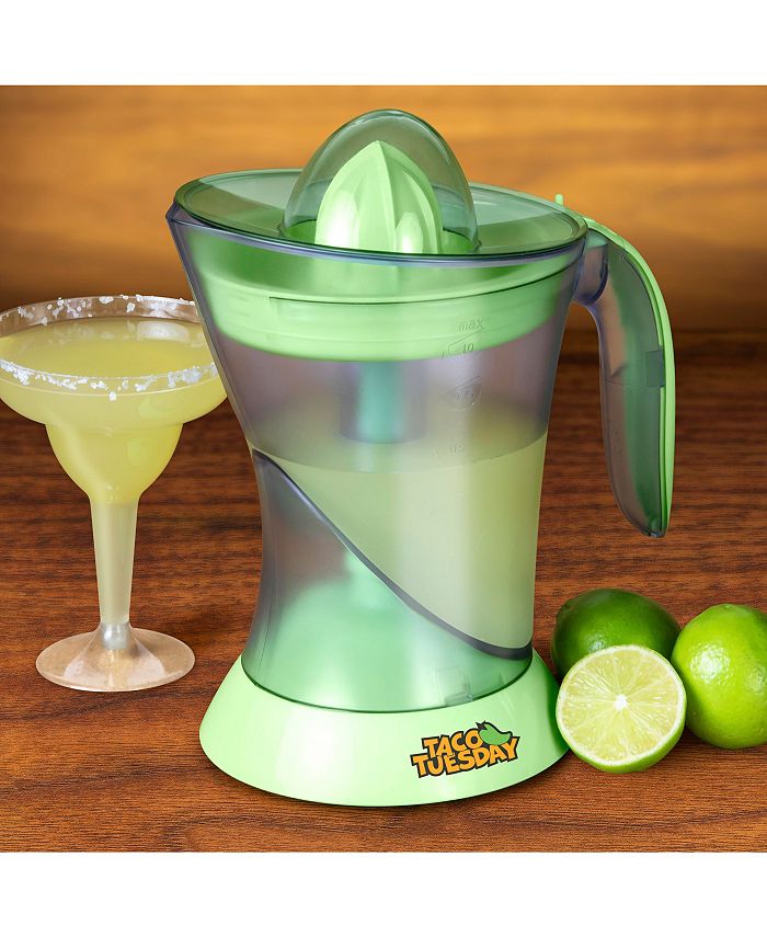 Nostalgia Taco Tuesday TTLJ3LG Electric Lime Juicer Margarita Kit Macy's