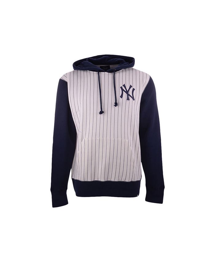 MLB New York Yankees Boys' White Pinstripe Pullover Jersey - XS