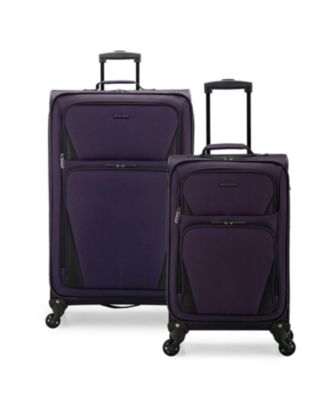 U.S. Traveler Esther 2-Piece Softside Expandable Spinner Luggage Set ...