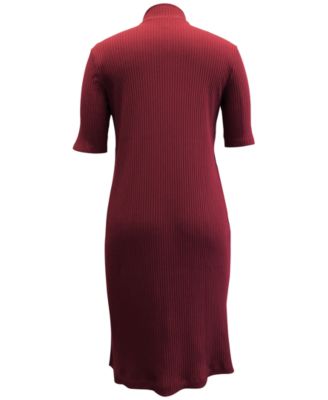 petite ribbed dress