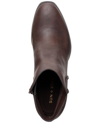 stone colored booties