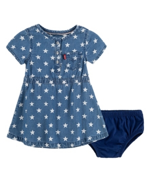 Levi's Baby Girls Printed Denim Dress