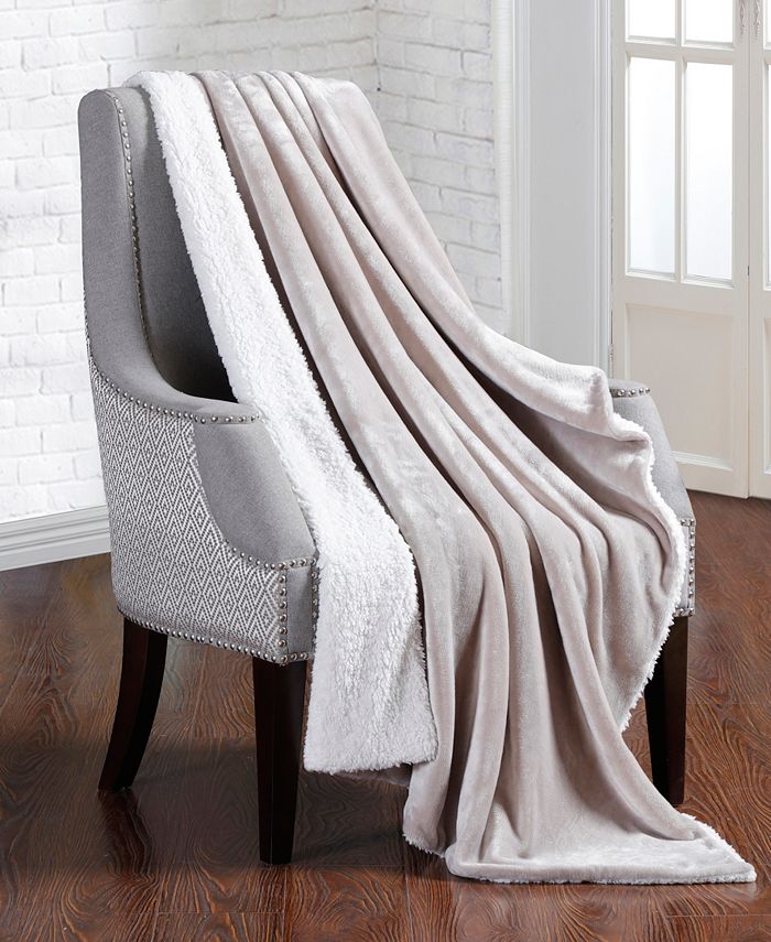 DreamLab Soft Sherpa Reversible Weighted Blanket Cover & Reviews