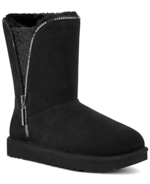 image of Ugg Classic Sequin Zip Booties