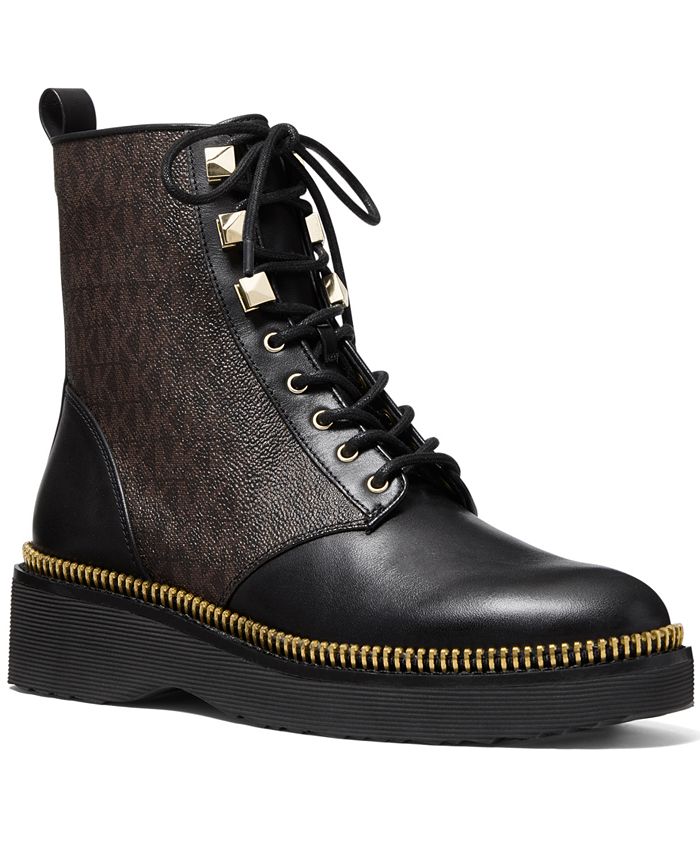 Michael Kors Haskell Combat Lug Sole Boots & Reviews - Boots - Shoes -  Macy's