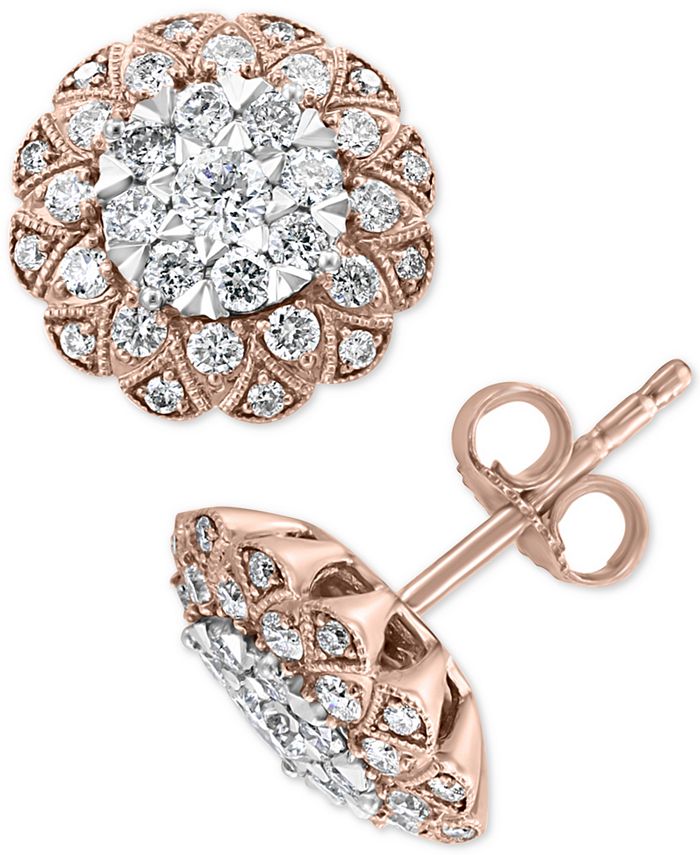Effy 1 discount carat diamond studs