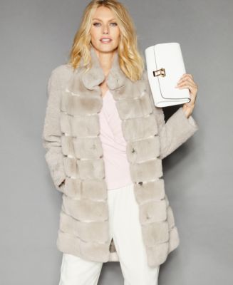 The Fur Vault Hooded Mink Fur Jacket - Macy's