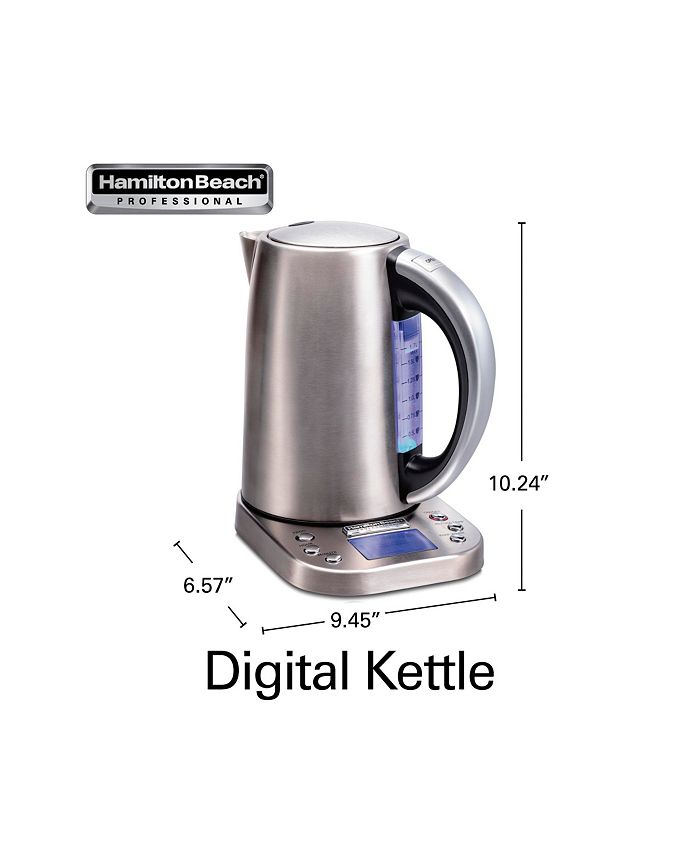 Hamilton Beach Professional Programmable 1.7L Digital Kettle Macy's