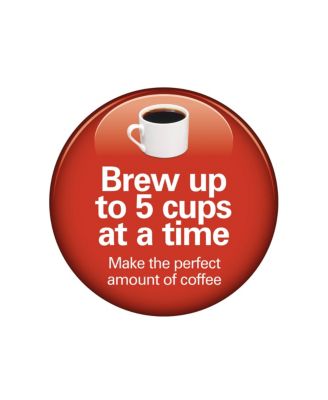 5 Cup Compact Coffee Maker with Programmable Clock