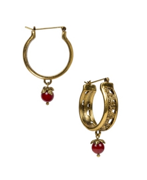 image of Patricia Nash Hoop with Drop Women-s Earrings