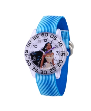 Ewatchfactory Kids' Disney Princess Pocahontas Girls' Clear Plastic Watch 32mm In Blue