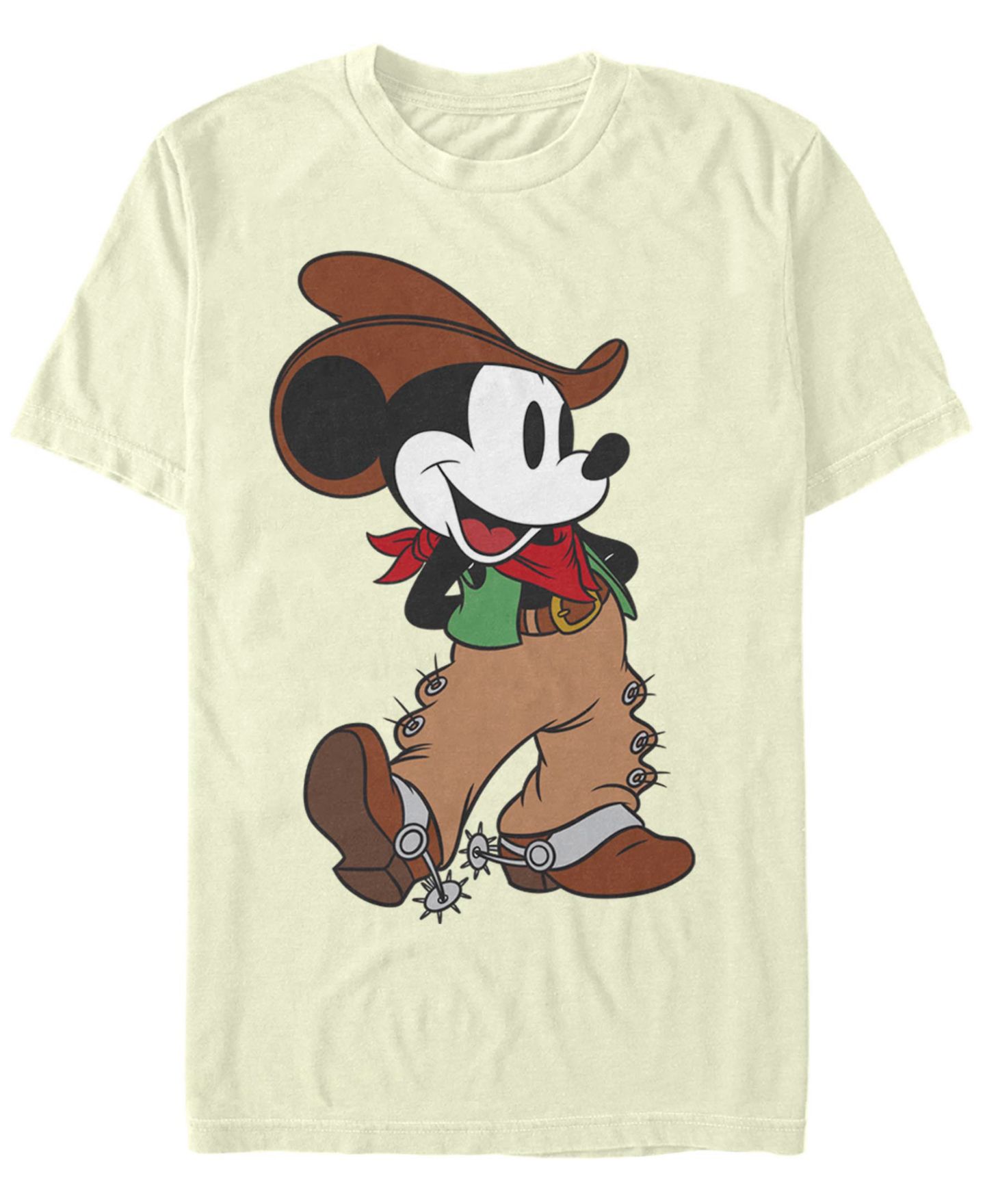 Мужская футболка Fifth Sun Cowboy Mickey Short Sleeve, цвет: Натуральный — фото 1