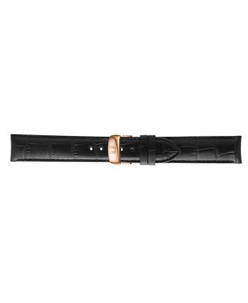 Tissot - Men's Swiss Le Locle Black Leather Strap Watch 40mm