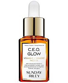 C.E.O. Glow Vitamin C + Turmeric Face Oil, 0.5-oz.