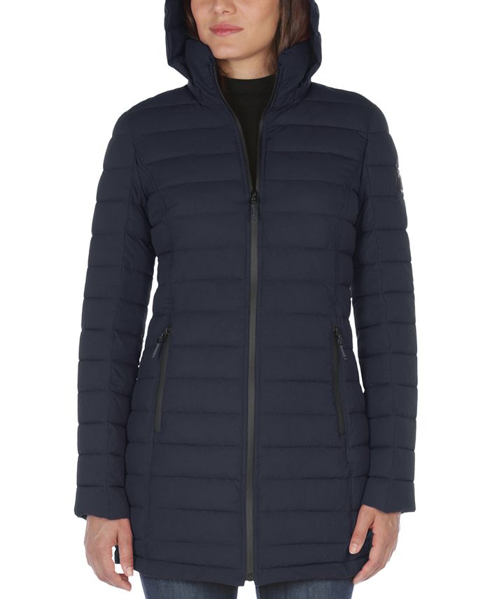 Nautica Hooded Stretch Packable Puffer Coat & Reviews - Coats & Jackets ...