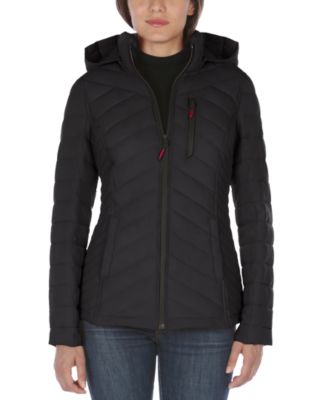 nautica stretch puffer coat