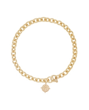 image of Ettika Cruisin 18K Gold Chain Link and Charm Women-s Necklace