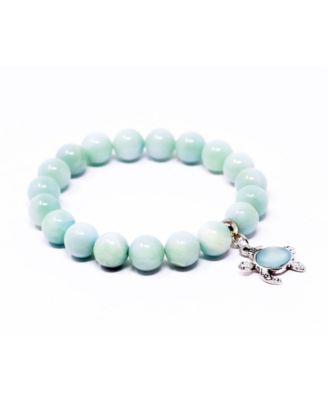 Katie's Cottage Barn Save the Turtles Gemstone Bracelet - Macy's