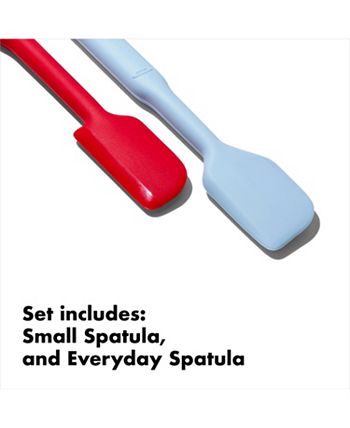  OXO Good Grips 2 Piece Silicone Spatula Set, red