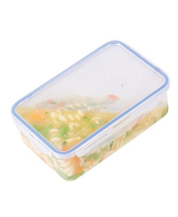 LocknLock Pantry Pasta Storage Container, 8.5-Cup, Set of 2, Clear