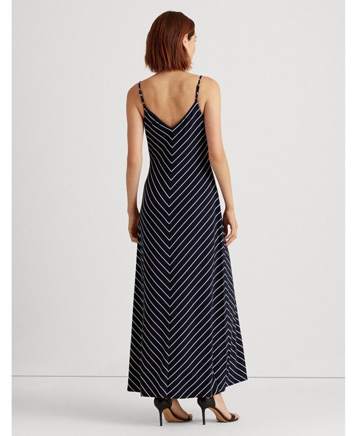 Ralph lauren chevron jersey dress clearance
