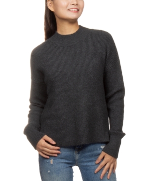 image of Hippie Rose Juniors- Super-Soft Mock-Neck Sweater