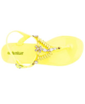 olivia miller pop rox jelly sandal