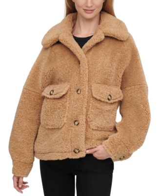 ck teddy coat