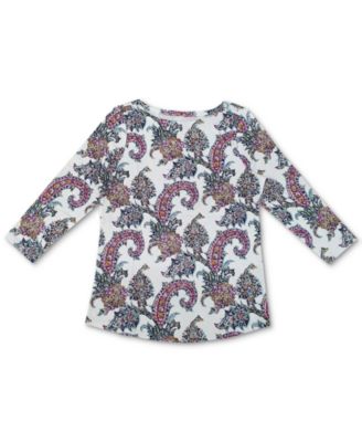 Charter Club - 3/4-Sleeve Cotton Top