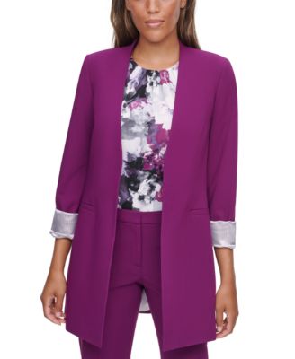 macy's calvin klein women's blazer