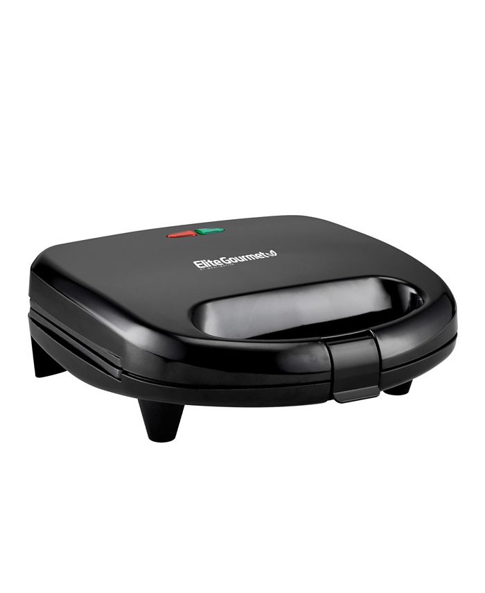 Elite Gourmet 2Slice Electric Nonstick Sandwich Panini Press, Grilled