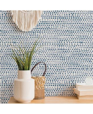Moire Dots Peel and Stick Wallpaper