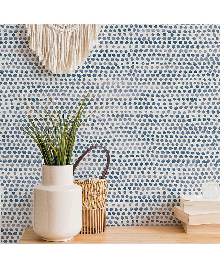 Tempaper Moire Dots Peel and Stick Wallpaper Macy's
