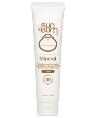 sun bum mineral spf 30 tinted sunscreen face lotion